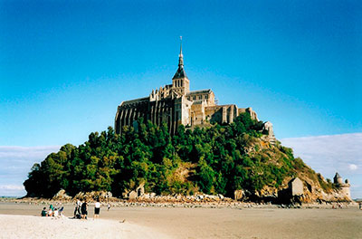 Mont Saint-Michel: a Gothic-style Benedictine abbey dedicated to the archangel Saint Michael.