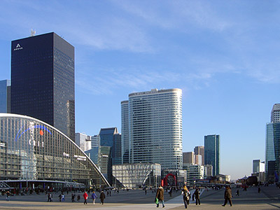 La Défense business district on the edge of Paris